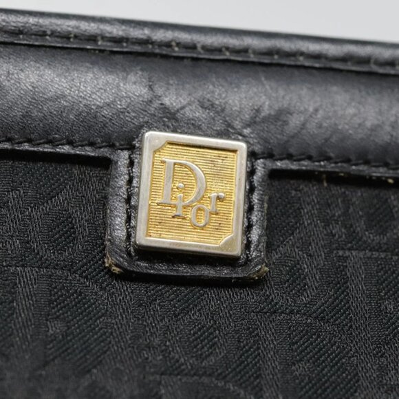 Christian Dior Trotter Canvas Clutch Bag Black Silver - Picture 9 of 16